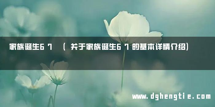家族诞生67 (关于家族诞生67的基本详情介绍)